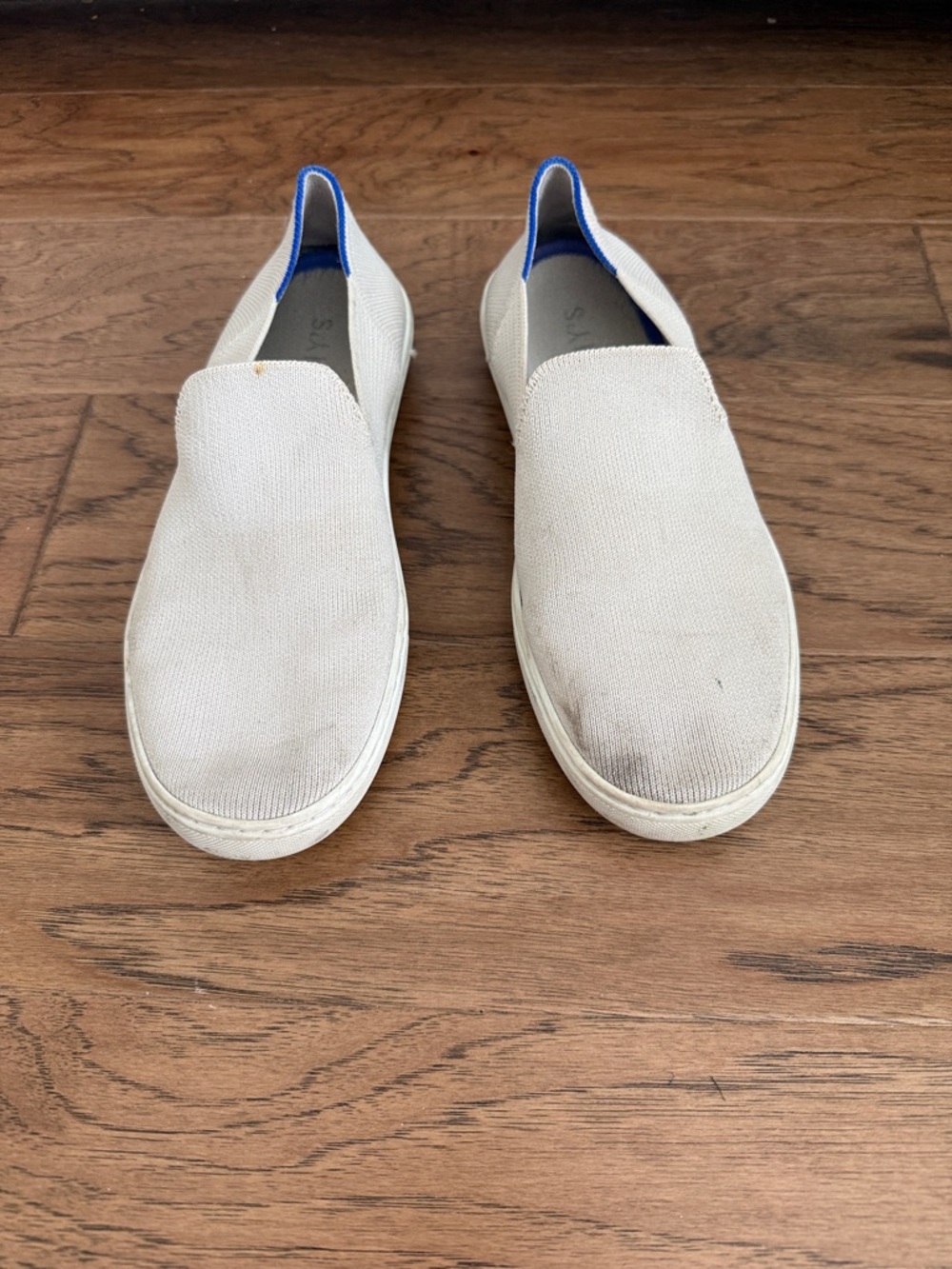Rothy’s Size 8.5 Slip-On Canvas Shoes in Off-White